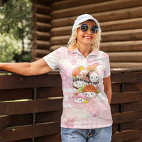 Personalized Japanese Kawaii Sushi Women Polo Shirt Pink Wagara Palaka This Is How I Roll