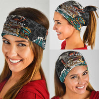 Personalized Japanese Koi Fish Ramen Neck Gaiter Tiki Surfing Wagara Hibiscus Pattern