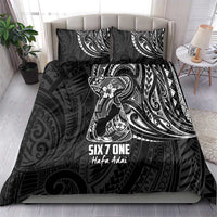 Black Guam Latte Stone Tribal Tattoo Bedding Set Hafa Adai Six 7 One