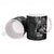 Black Guam Latte Stone Tribal Tattoo Ceramic Mug Hafa Adai Six 7 One - Polynesian Pride