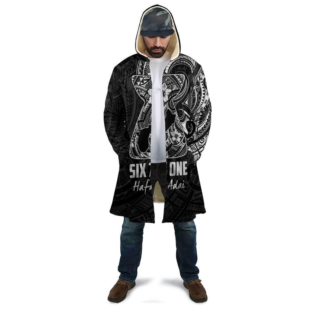 Black Guam Latte Stone Tribal Tattoo Cloak Hafa Adai Six 7 One - Polynesian Pride