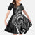 Black Guam Latte Stone Tribal Tattoo Family Matching Summer Maxi Dress and Hawaiian Shirt Hafa Adai Six 7 One
