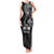 Black Guam Latte Stone Tribal Tattoo Family Matching Tank Maxi Dress and Hawaiian Shirt Hafa Adai Six 7 One
