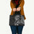 Black Guam Latte Stone Tribal Tattoo Leather Bag Hafa Adai Six 7 One - Polynesian Pride
