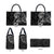 Black Guam Latte Stone Tribal Tattoo Leather Bag Hafa Adai Six 7 One - Polynesian Pride