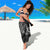 Black Guam Latte Stone Tribal Tattoo Sarong Hafa Adai Six 7 One