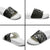 Black Guam Latte Stone Tribal Tattoo Slide Sandals Hafa Adai Six 7 One - Polynesian Pride