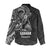 Black Guam Latte Stone Tribal Tattoo Women Casual Shirt Hafa Adai Six 7 One
