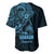 Blue Guam Latte Stone Tribal Tattoo Baseball Jersey Hafa Adai Six 7 One
