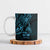 Blue Guam Latte Stone Tribal Tattoo Ceramic Mug Hafa Adai Six 7 One - Polynesian Pride