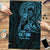 Blue Guam Latte Stone Tribal Tattoo Puzzle Hafa Adai Six 7 One - Polynesian Pride