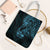 Blue Guam Latte Stone Tribal Tattoo Tote Bag Hafa Adai Six 7 One - Polynesian Pride