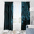 Blue Guam Latte Stone Tribal Tattoo Window Curtain Hafa Adai Six 7 One