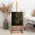 Gold Guam Latte Stone Tribal Tattoo Canvas Wall Art Hafa Adai Six 7 One