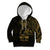 Gold Guam Latte Stone Tribal Tattoo Kid Hoodie Hafa Adai Six 7 One