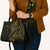Gold Guam Latte Stone Tribal Tattoo Leather Bag Hafa Adai Six 7 One - Polynesian Pride