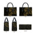 Gold Guam Latte Stone Tribal Tattoo Leather Bag Hafa Adai Six 7 One - Polynesian Pride