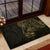 Gold Guam Latte Stone Tribal Tattoo Rubber Doormat Hafa Adai Six 7 One