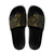 Gold Guam Latte Stone Tribal Tattoo Slide Sandals Hafa Adai Six 7 One - Polynesian Pride