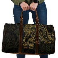 Gold Guam Latte Stone Tribal Tattoo Travel Bag Hafa Adai Six 7 One - Polynesian Pride