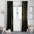 Gold Guam Latte Stone Tribal Tattoo Window Curtain Hafa Adai Six 7 One