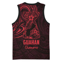 Oxblood Guam Latte Stone Tribal Tattoo Basketball Jersey Hafa Adai Six 7 One - Polynesian Pride