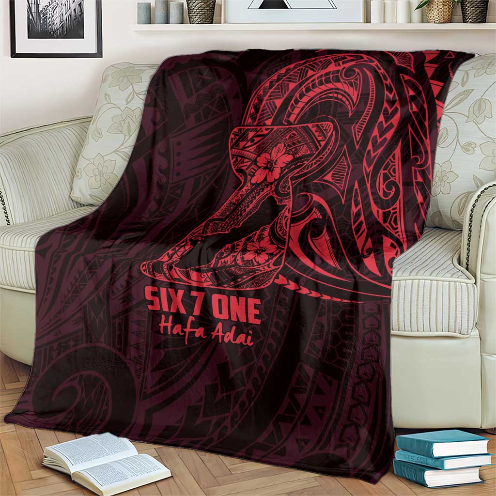 Oxblood Guam Latte Stone Tribal Tattoo Blanket Hafa Adai Six 7 One