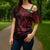 Oxblood Guam Latte Stone Tribal Tattoo Cross Shoulder Shirt Hafa Adai Six 7 One - Polynesian Pride