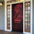 Oxblood Guam Latte Stone Tribal Tattoo Door Cover Hafa Adai Six 7 One - Polynesian Pride