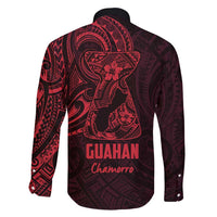 Oxblood Guam Latte Stone Tribal Tattoo Family Matching Short Sleeve Bodycon Dress and Hawaiian Shirt Hafa Adai Six 7 One