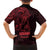 Oxblood Guam Latte Stone Tribal Tattoo Family Matching Summer Maxi Dress and Hawaiian Shirt Hafa Adai Six 7 One