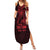 Oxblood Guam Latte Stone Tribal Tattoo Family Matching Summer Maxi Dress and Hawaiian Shirt Hafa Adai Six 7 One
