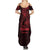 Oxblood Guam Latte Stone Tribal Tattoo Family Matching Summer Maxi Dress and Hawaiian Shirt Hafa Adai Six 7 One