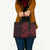 Oxblood Guam Latte Stone Tribal Tattoo Leather Bag Hafa Adai Six 7 One - Polynesian Pride