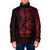 Oxblood Guam Latte Stone Tribal Tattoo Padded Jacket Hafa Adai Six 7 One - Polynesian Pride