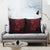 Oxblood Guam Latte Stone Tribal Tattoo Pillow Cover Hafa Adai Six 7 One - Polynesian Pride