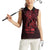 Oxblood Guam Latte Stone Tribal Tattoo Women Sleeveless Polo Shirt Hafa Adai Six 7 One