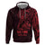 Oxblood Guam Latte Stone Tribal Tattoo Zip Hoodie Hafa Adai Six 7 One
