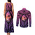 Guam Chamorro Artsy Couples Matching Tank Maxi Dress and Long Sleeve Button Shirt Guahan Sunset Beach
