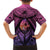Guam Chamorro Artsy Family Matching Long Sleeve Bodycon Dress and Hawaiian Shirt Guahan Sunset Beach