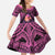 Guam Chamorro Artsy Family Matching Long Sleeve Bodycon Dress and Hawaiian Shirt Guahan Sunset Beach