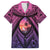 Guam Chamorro Artsy Family Matching Long Sleeve Bodycon Dress and Hawaiian Shirt Guahan Sunset Beach