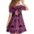 Guam Chamorro Artsy Kid Short Sleeve Dress Guahan Sunset Beach