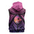 Guam Chamorro Artsy Sleeveless Zip Hoodie Guahan Sunset Beach - Polynesian Pride