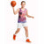 Guam Latte Stone with Map Basketball Jersey Bougainvillea Beach Sunset - Polynesian Pride