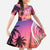 Guam Latte Stone with Map Family Matching Mermaid Dress and Hawaiian Shirt Bougainvillea Beach Sunset