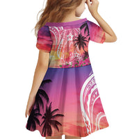 Guam Latte Stone with Map Family Matching Off Shoulder Maxi Dress and Hawaiian Shirt Bougainvillea Beach Sunset