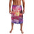 Guam Latte Stone with Map Lavalava Bougainvillea Beach Sunset