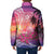 Guam Latte Stone with Map Padded Jacket Bougainvillea Beach Sunset - Polynesian Pride
