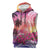 Guam Latte Stone with Map Sleeveless Hoodie Bougainvillea Beach Sunset - Polynesian Pride